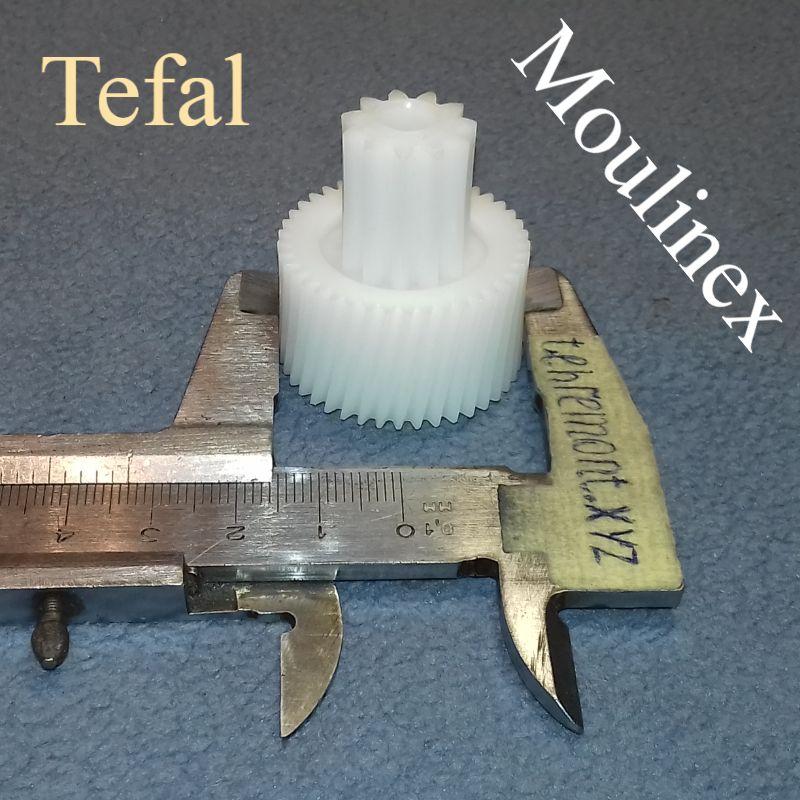 Шестірня редуктора CL-02 для м'ясорубки Tefal і Мулінекс DKA — F-4 (Z=41; z =11; D=33, d=17, H=40)