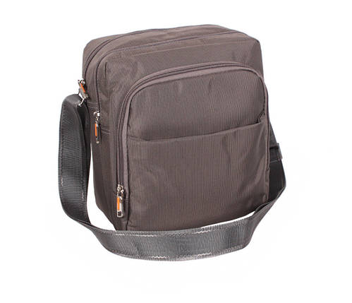Чоловіча сумка текстильна Nobol XL7337GREY285 Сіра, фото 1