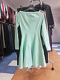 Сукня ніжно-салатова по фігурі з ярусною спідницею Grand Ua, фото 3