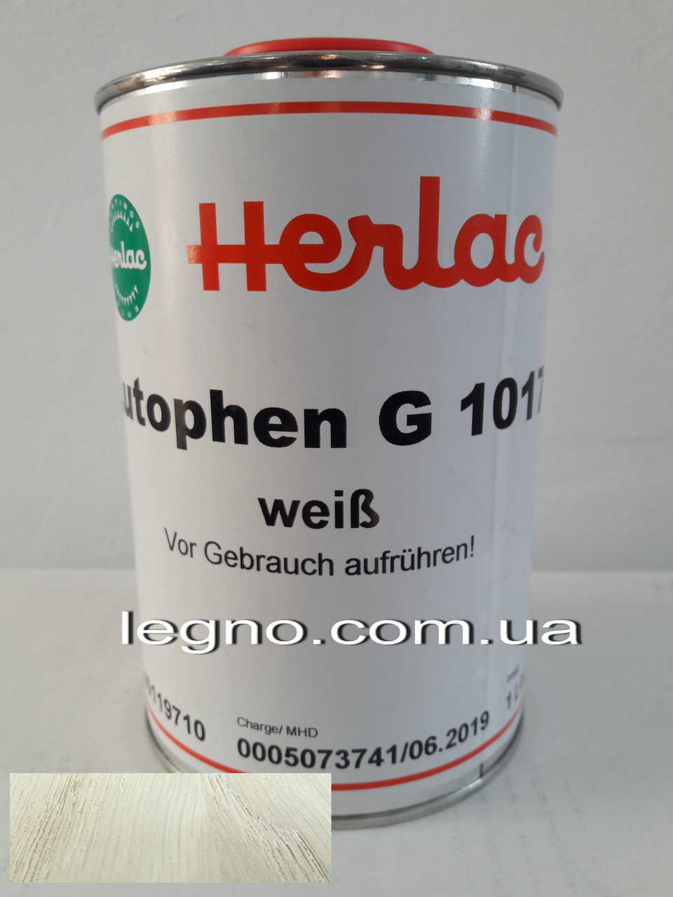 Нітрофарбник (нитробейц) для деревини Лютофен (Lutophen) Weiss білий, Herlac, Німеччина