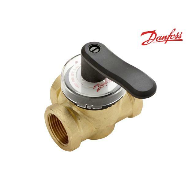 Поворотний Клапан регулюючий (триходовий) Ду 40 HRE 3 Kvs 25 PN 10 Danfoss