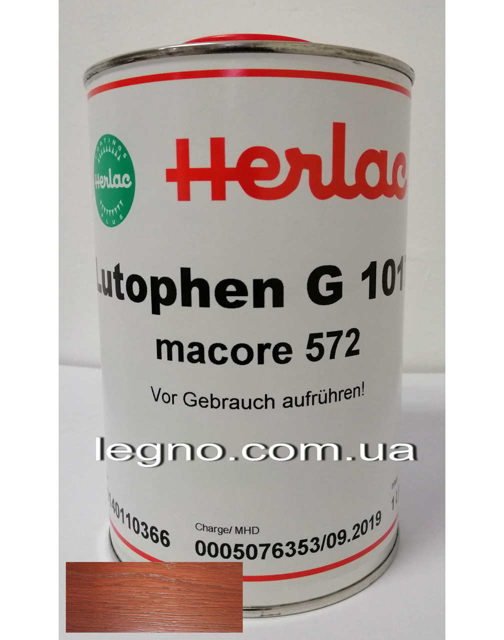 Лютофен Macore 572 (бейц, морилка, просочення, нітрофарбник, барвник для дерева-Макоре 1 л Herlac, Німеччина