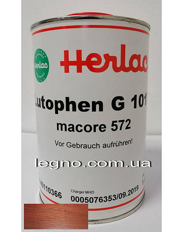 Лютофен Macore 572 (бейц, морилка, просочення, нітрофарбник, барвник для дерева-Макоре 1 л Herlac, Німеччина, фото 1