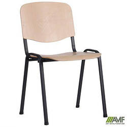 Офісний стілець Ізо Вуд Чорний каркас/фанера AMF