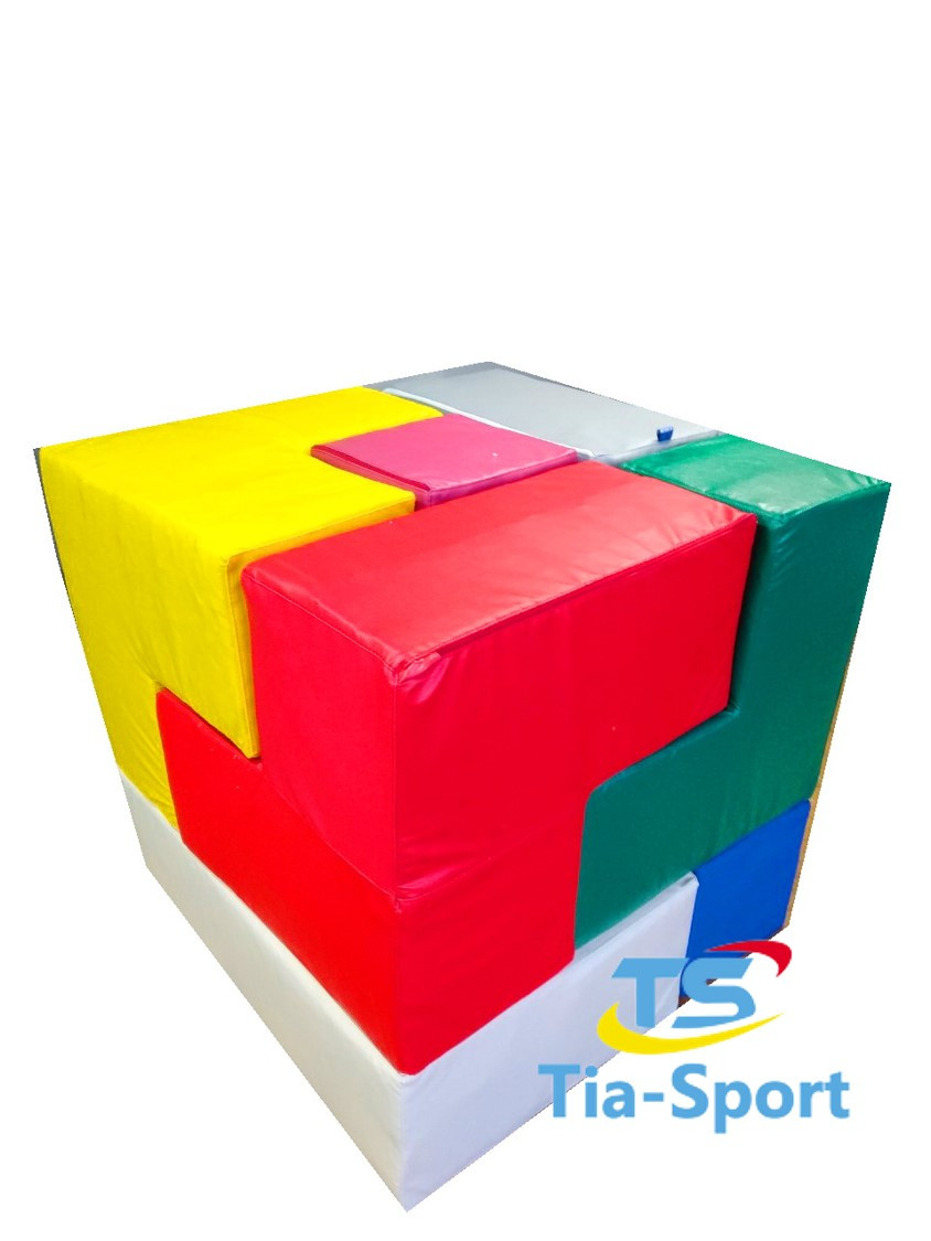 М'який конструктор Кубик Рубіка, 7 ел. TIA-SPORT, фото 1