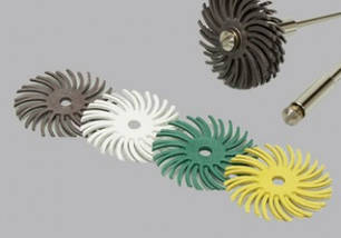 3M Scotch-Brite™ Bristle RB-ZB Typ C - Радіальна щітка 19х1,6 мм, P400, синя, 25758, фото 3