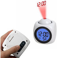 Часы будильник 2028 лазерный проектор,температура