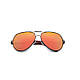 Окуляри сонцезахисні чоловічі поляризаційні, крапля, Silver Orange, фото 3