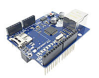 Модуль Arduino R3 W5100 Ethernet Micro SD Card
