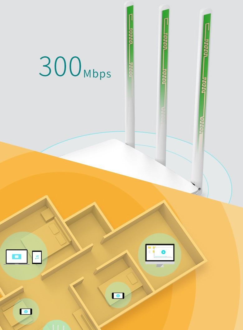 Купить WiFi роутер Mercury MW-315R, цена 1117.20 ₴ — Prom.ua (ID ...