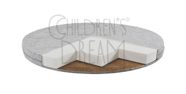 Дитячий круглий матрац Childrens Dream Ring 70×70×5 см.