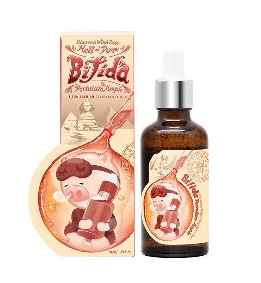 Корейська нічна сироватка для обличчя Elizavecca Witch Piggy Hell Bifida Premium Ample, 50мл, фото 1