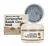 Корейська маска Milky Piggy Carbonated Bubble Clay Mask, карбонатна маска очищає, звужує пори, розгладжує, фото 10