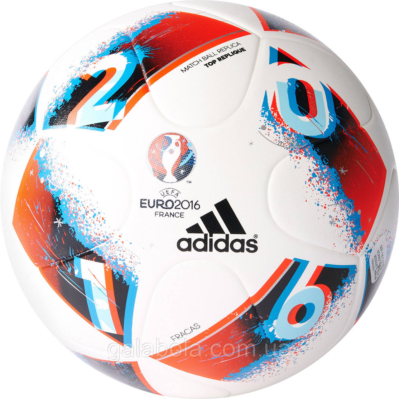 М'яч футбольний Adidas Fracas Euro16 Top Replique AO4857 (розмір 5)