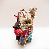 Текстильна лялька (мішок) Баба Яга 25-30 см, фото 7