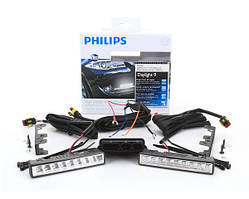 Денні ходові вогні Philips DayLight 9 LED 5700 K 12 V 12831WLEDX1