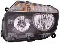 Фара Renault Duster '10-15 левая (FPS) черная, электрическая 260609877R