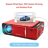 Everycom T6 светодиодный видеопроектор Sync version red