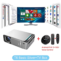 Everycom T6 светодиодный видеопроектор Basic add TV box silver