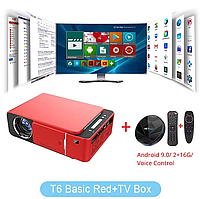 Everycom T6 светодиодный видеопроектор Basic add TV box red
