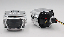 AOZOOM Світлодіодні прожектори дальнього світла + ДХО + Поворот / LED High Beam projector lens + DRL + Turning, фото 6