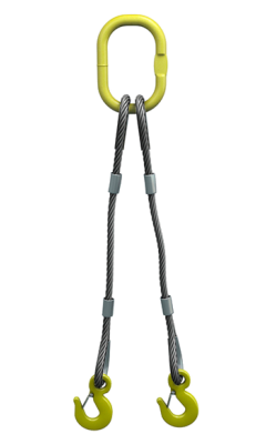 Строп канатний петльовий з 2 гаками 2СК 0,8 т 1,0 м
