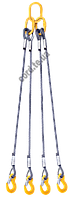 Строп канатний петльовий з 4 гаками 4СК 1,6 т 1,0 м