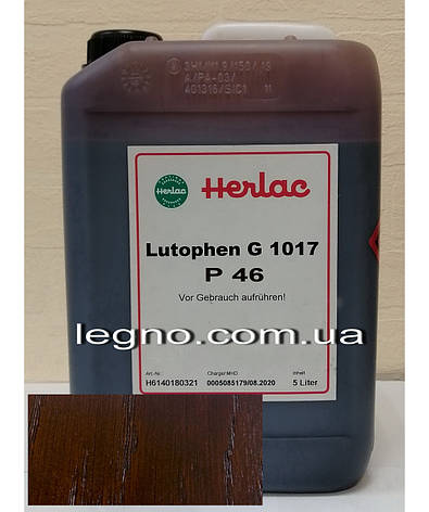 Лютофен Р46 (бейц, морилка, просочення, нітрофарбник, барвник для дерева-Вільха 5 л Herlac, Німеччина, фото 1