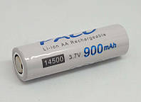 14500 аккумулятор Li-ion PALO 900 mAh мАч литий ионный АА ПАЛО аккум перезаряжаемая батарея