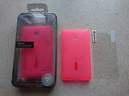 Чохол TPU для Nokia X Dual Sim + плівка