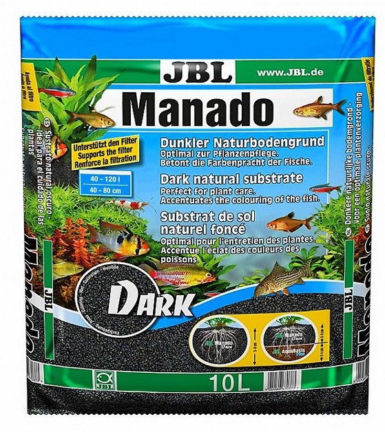 Ґрунт для акваріума JBL Manado Dark 10L