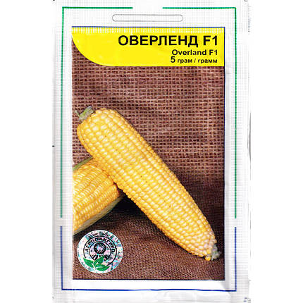 Насіння кукурудзи цукрової, середньоранньої "Оверленд" F1 (5 г) від Syngenta, Голландія, фото 1
