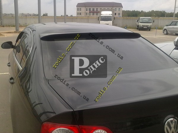 Козирок заднього скла Volkswagen Passat B6 2005-2010 "Бленда" (склопластик) "Orticar" — козирок Пассат Б6