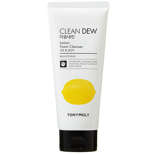 Омолоджуюча пінка для вмивання з екстрактом лимона Tony Moly Clean Dew Lemon Foam Cleanser 180 мл