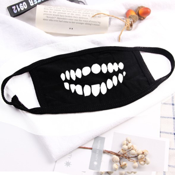 Маска на обличчя Баф K-Pop Стоматолог Black Чорна