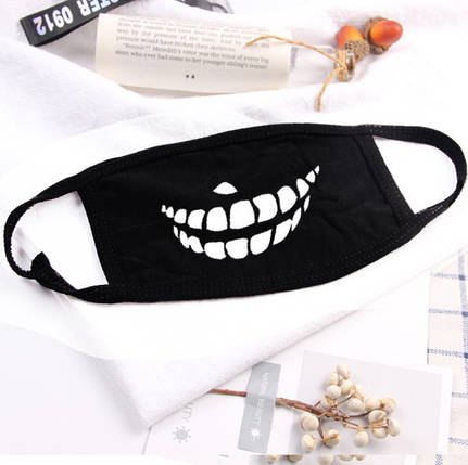 Маска на обличчя Бафф K-Pop Фредді Black Чорна, фото 1