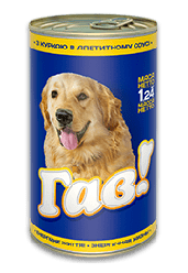 Корм консерва Гав Курка в апетитному соусі для дорослих собак 1,240 кг