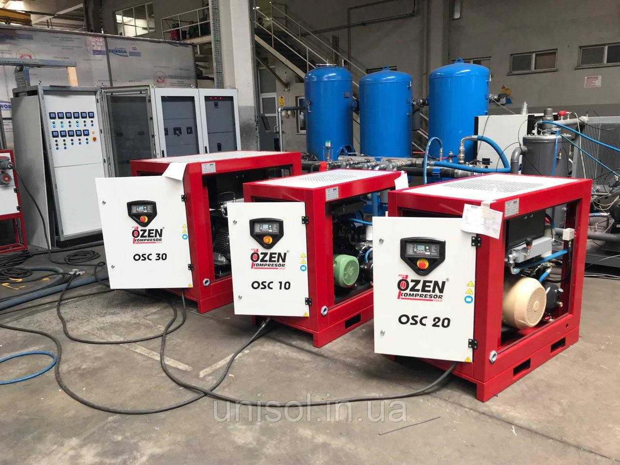 Компресор гвинтовий Ozen OSC 7 — 1130 л/хв — 7,5 кВт