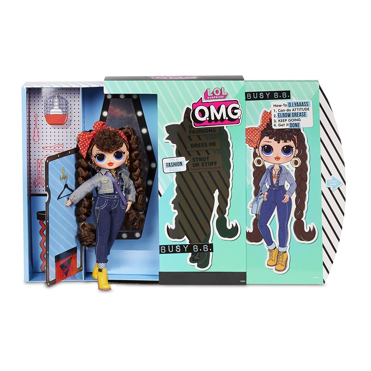 Лялька ЛОЛ Сюрприз! L. O. L Surprise! ОМГ 2 -я хвиля Бізі Бібі O. M. G Fashion Busy B. B.