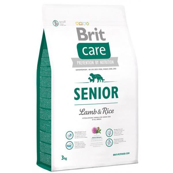 Корм для собак Brit Care Senior Lamb & Rice 3кг