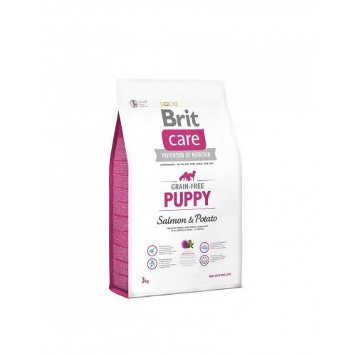 Корм для щенков Brit Care Grain-free Puppy Salmon & Potato 3кг