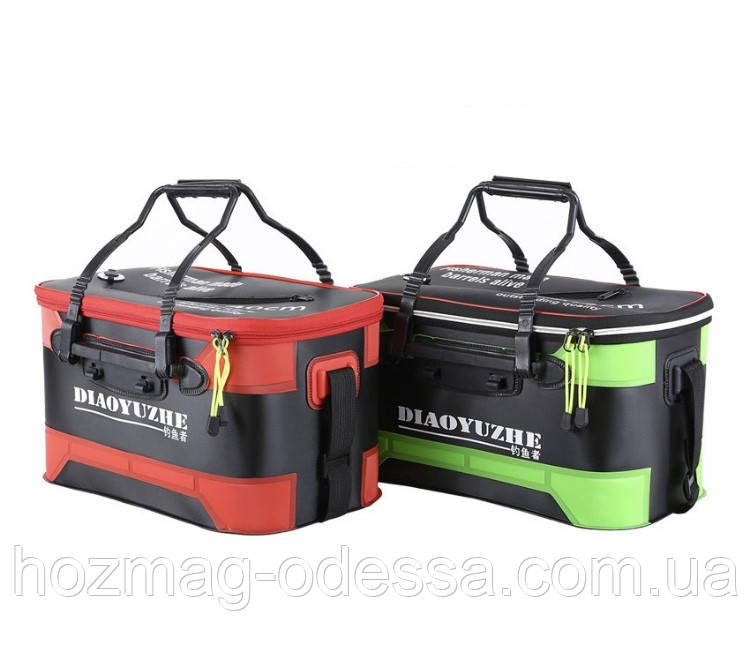 Сумка для живця, замішування прикорму, зберігання і транспортування рибальських снастей, фото 1