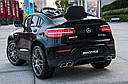 Дитячий електромобіль Джип M 4140 EBLR-2, Mercedes-Benz GLC 63S Coupe, 4 мотора, Шкіряне сидіння, чорний, фото 4