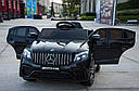 Дитячий електромобіль Джип M 4140 EBLR-2, Mercedes-Benz GLC 63S Coupe, 4 мотора, Шкіряне сидіння, чорний, фото 5