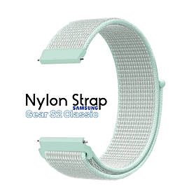 Нейлоновий Ремінець для Samsung Gear S2 Classic Light Mint