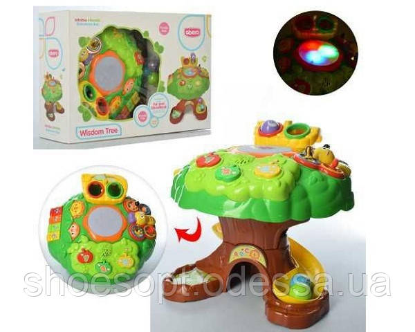 Розвивальний музичний ігровий столик Дерево світло, звук, фото 1