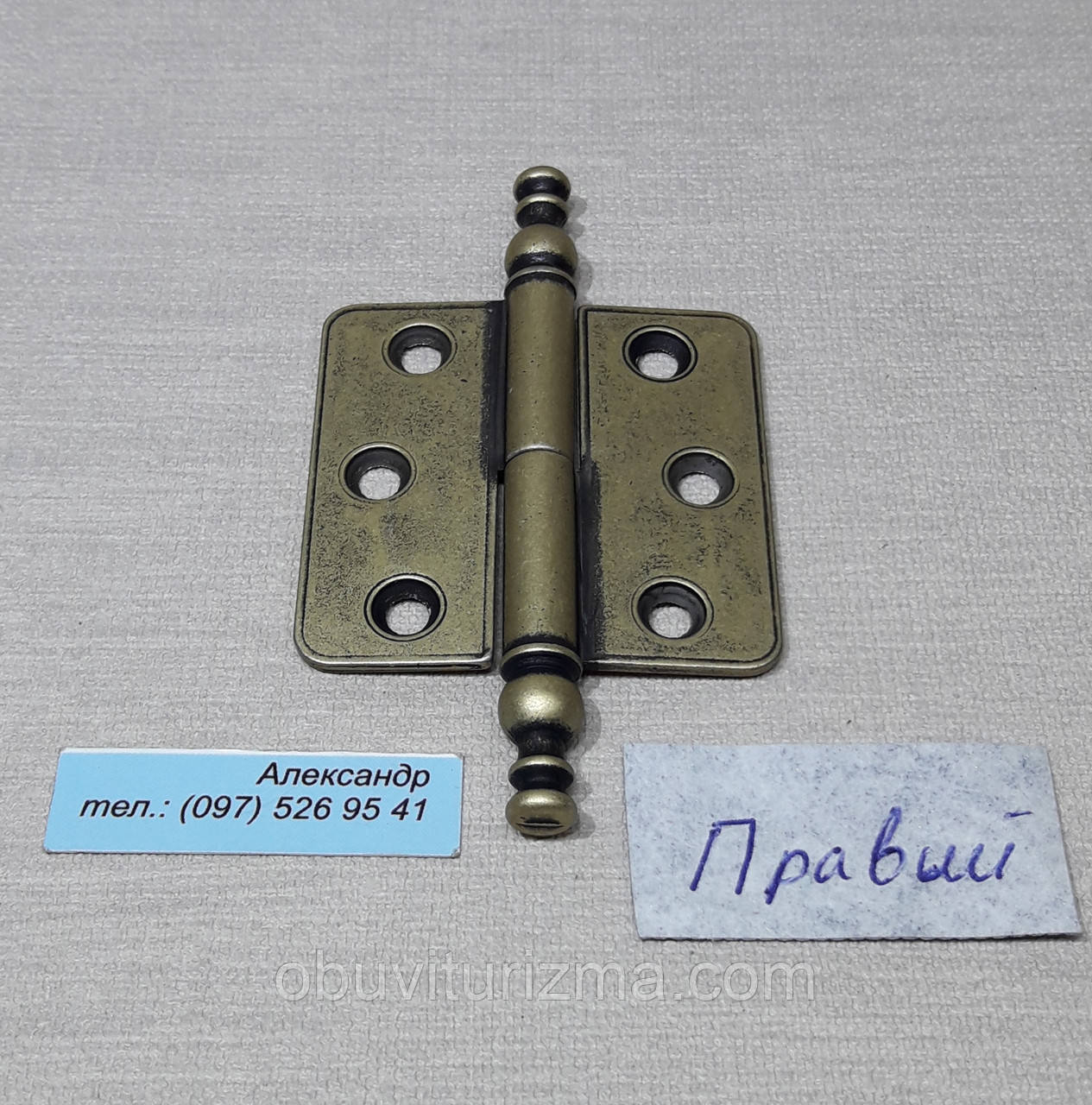 Петля  меблева декоративна  Gamet  ZS10-G0005  правая, фото 1