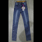 Джинси модні на дівчинку підлітка гуртом Grace
