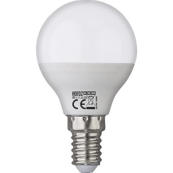 Світлодіодна лампа 10W Е14 кулька 4200K Horoz Elite-10