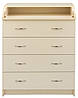 Пеленальний комод Babyroom Комод 4 тел.Big 102x80x50 ванільний, фото 2